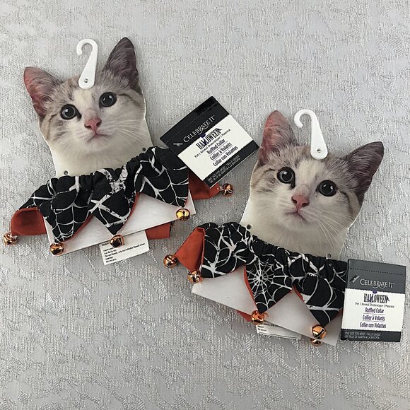 Celebrate It Halloween Ruffled Collar/Wristband/Hair Scrunchie (Set of 2) - Picture 1 of 10